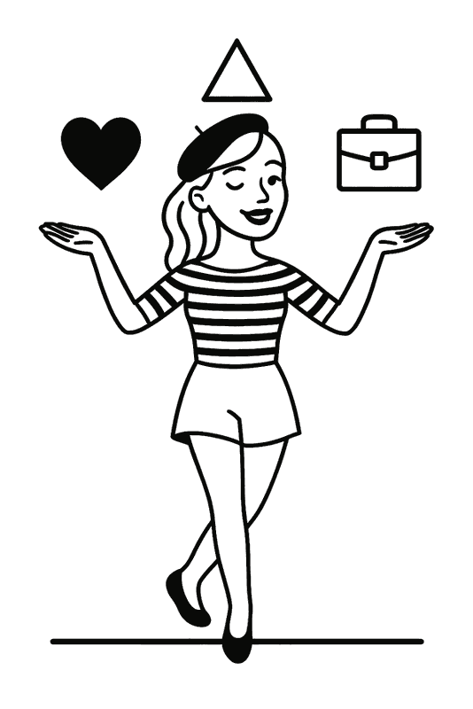 Illustration article sur l'alignement entre valeurs et carrière