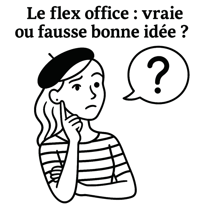 Illustration article sur le flex office