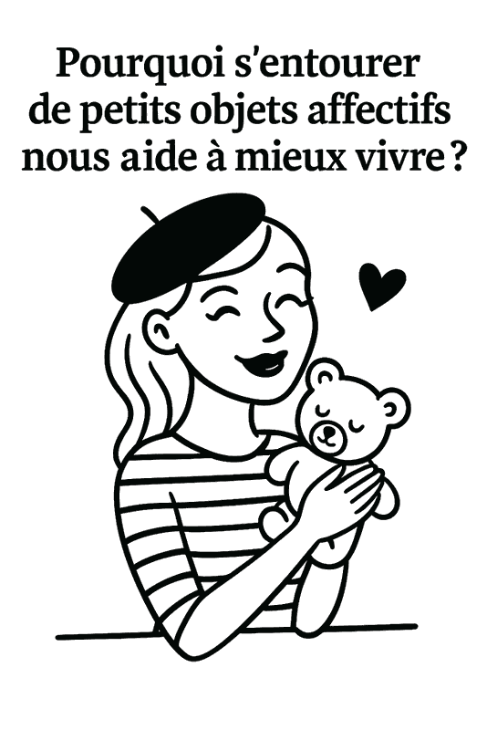 Illustration article sur les petits objets affectifs