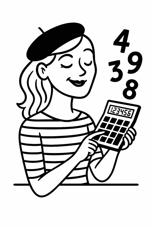 Gigi et sa calculatrice