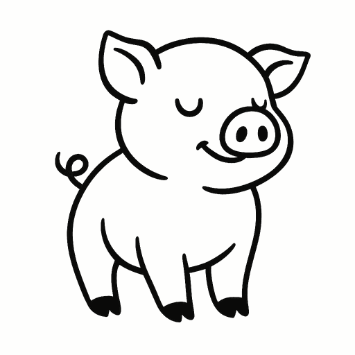Le cochon porte-bonheur de Ginette